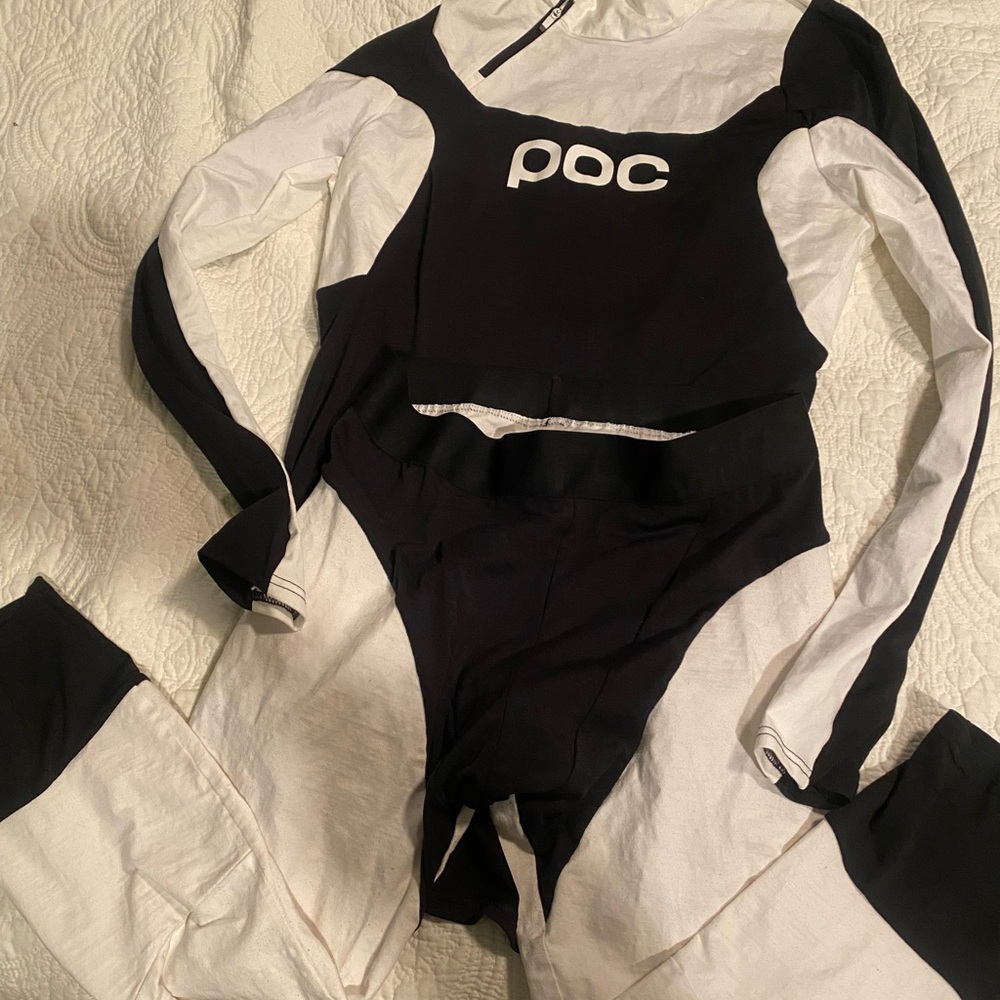POC Men's Large 2 piece cut resistant layer for ski racing